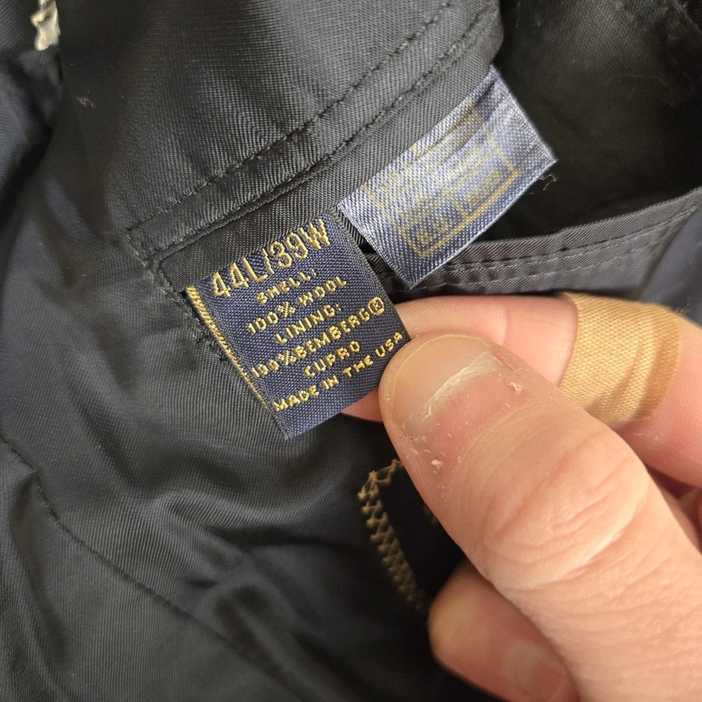 Brooks Brothers Suit Mens 44L 35x35 Golden Fleece‎ Madison Vitale Full Canvas